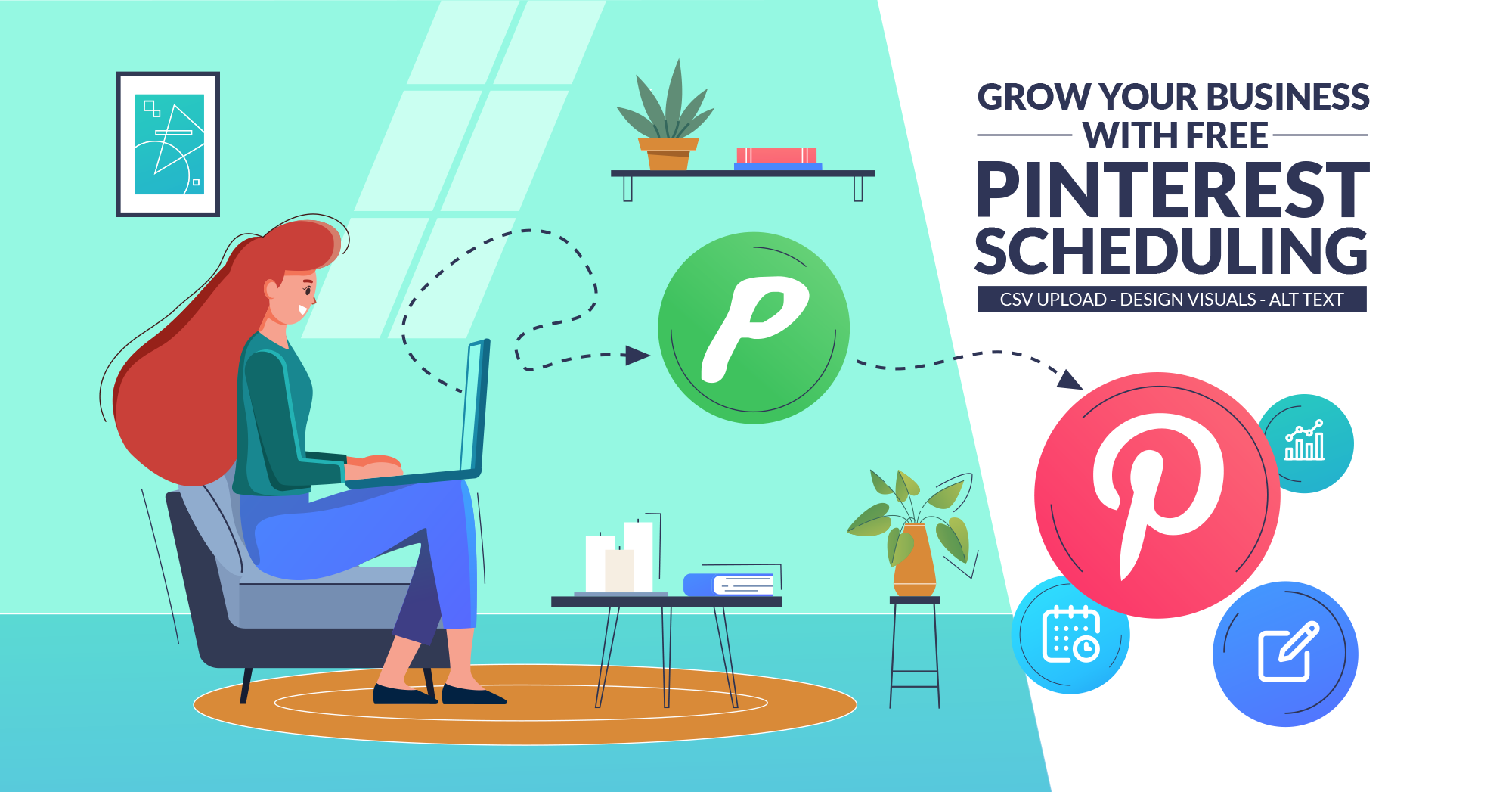 schedule and post Pinterest pins directly with Publer
