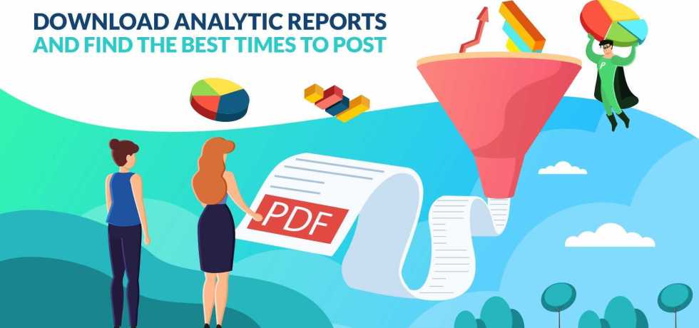 Download Analytic Reports and Find the Best Times to Post with Publer Analytics